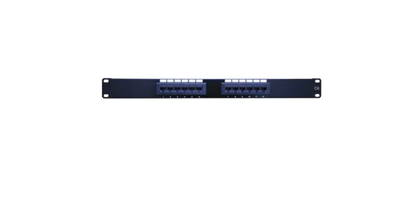Vanco 820664 Category 6 Patch Panel, 24 Port, 1 Rack Space