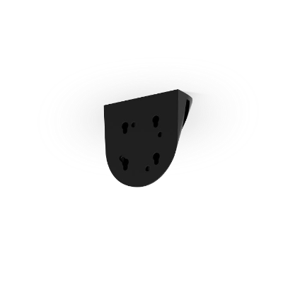 Ring 90 degree wedge ceiling mount in black for Spotlight Cam Wired