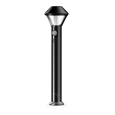 Ring Smart Lighting Pathlight battery-powered path light in black