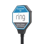 Ring Solar Security Sign illuminated yard sign on stake