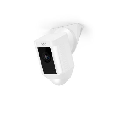 Ring white 90-degree ceiling mount wedge for Spotlight Cam Wired