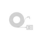 Ring Indoor/Outdoor Power Adapter with barrel plug in white