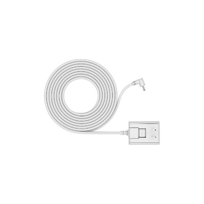 Ring Indoor/Outdoor Power Adapter with barrel plug in white
