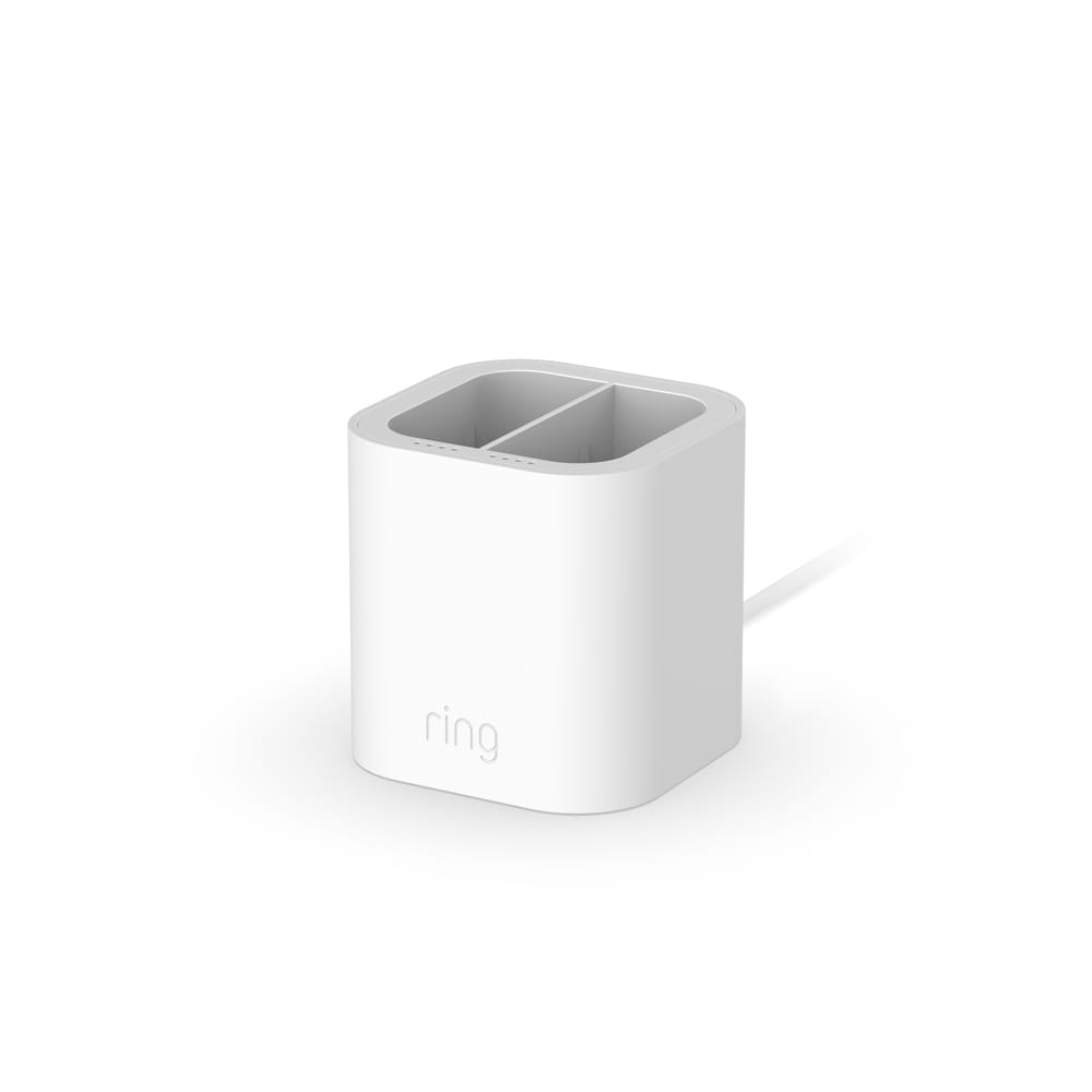Ring white charging station for Quick Release Battery Packs