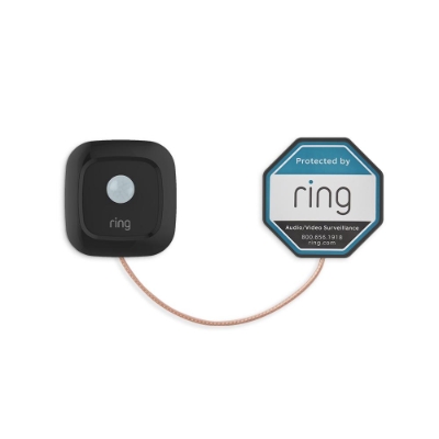 Ring Mailbox Sensor in black with external antenna