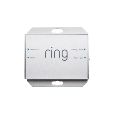 Ring PoE Adapter 2nd Gen in white, Power over Ethernet injector