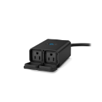 Ring Outdoor Smart Plug with two weather-resistant outlets in black