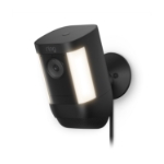 Ring Spotlight Cam Pro Plug-In 2K security camera in black