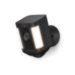 Ring Spotlight Cam Plus Battery outdoor security camera in black