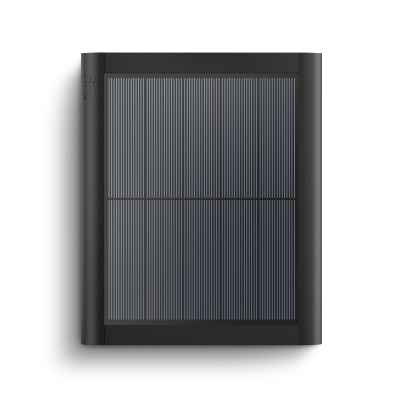 Ring Solar Panel USB-C 4W in black with adjustable mount