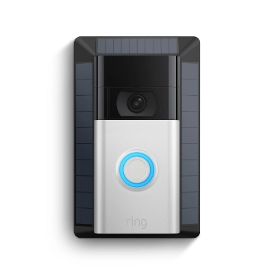 Ring Solar Charger for Video Doorbell 2nd Generation in black