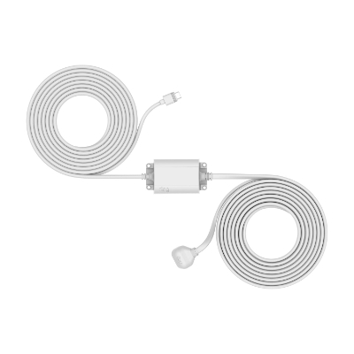 Ring Indoor/Outdoor USB-C Power Adapter in white