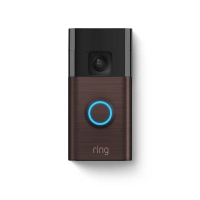 Ring Battery Doorbell video doorbell in venetian bronze