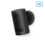 Ring Outdoor Cam Plus Battery 2K security camera in black