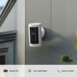 Ring Outdoor Cam Plus battery 2K security camera in white