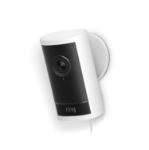 Ring Outdoor Cam Pro Plug-In 4K security camera in white