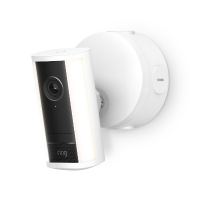 Ring Spotlight Cam Pro (2nd Gen) PoE 4K security camera in white
