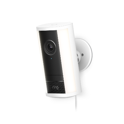 Ring Spotlight Cam Pro (2nd Gen) Plug-In 4K security camera in white