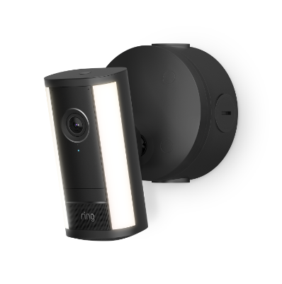 Ring Spotlight Cam Pro (2nd Gen) PoE 4K security camera in black