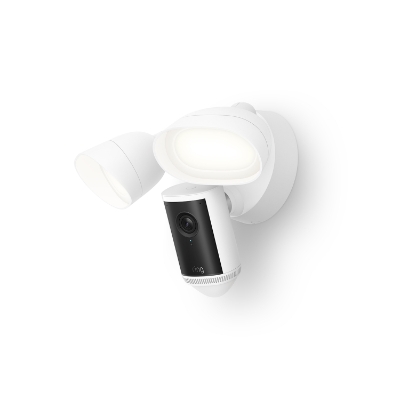 Ring Floodlight Cam Pro (2nd Gen) 4K security camera in white