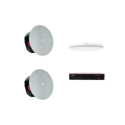 Biamp MRB-M-X400-C MRB-M-X400-C, Biamp, meeting room bundle, TesiraFORTÉ X 400, ceiling microphone, Parlé, Desono loudspeakers, conferencing kit, medium room, beamtracking, USB conferencing, DSP bundle, ceiling audio