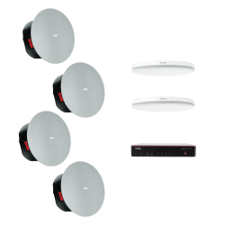 Biamp MRB-L-SCX400-C MRB-L-SCX400-C, Biamp, meeting room bundle, Devio SCX 400, ceiling microphone, Parlé, Desono loudspeakers, conferencing kit, large room, beamtracking, USB conferencing, BYOD, ceiling audio