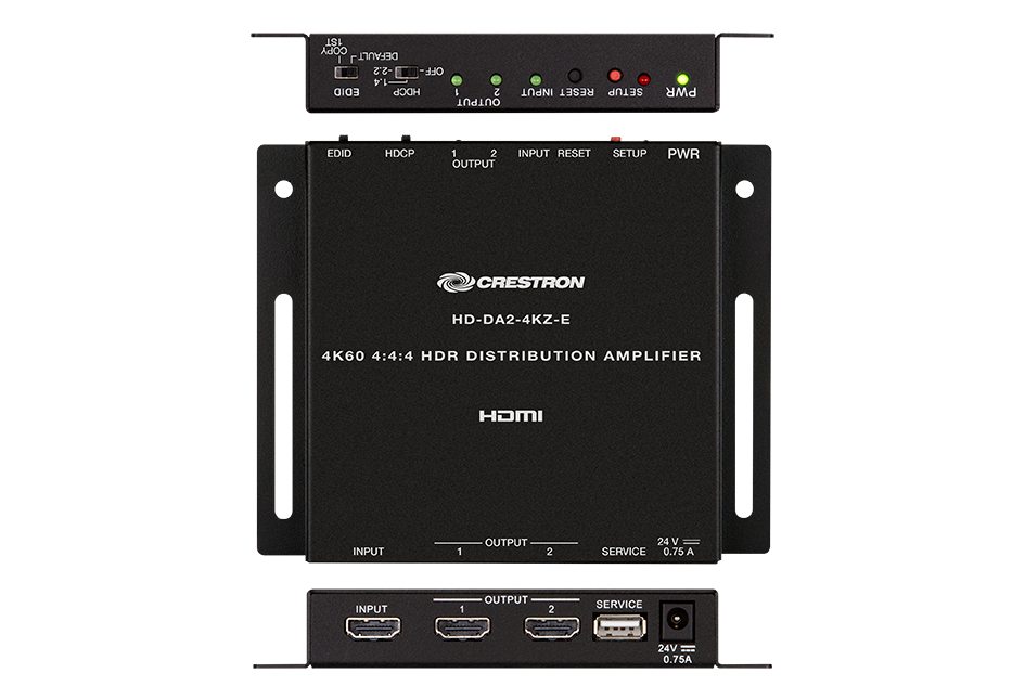 Loc 21B Crestron HD-DA2-4K-E 4K HDMI Distribution Amplifier 6507050 